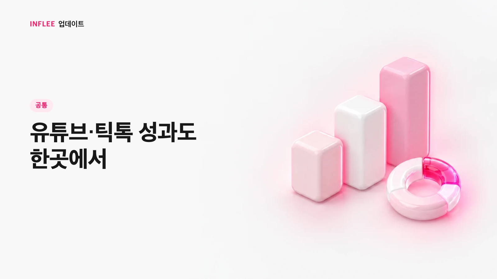 [공통] 유튜브·틱톡 성과도 한곳에서 — 인플리 릴리스 노트 소개 이미지