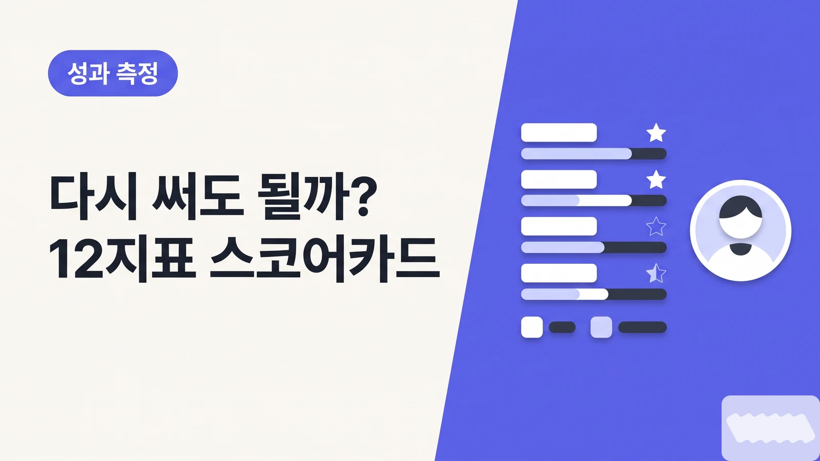 "이 인플루언서 다시 써도 될까?" — 재섭외·앰버서더 전환·교체 판단하는 12지표 스코어카드